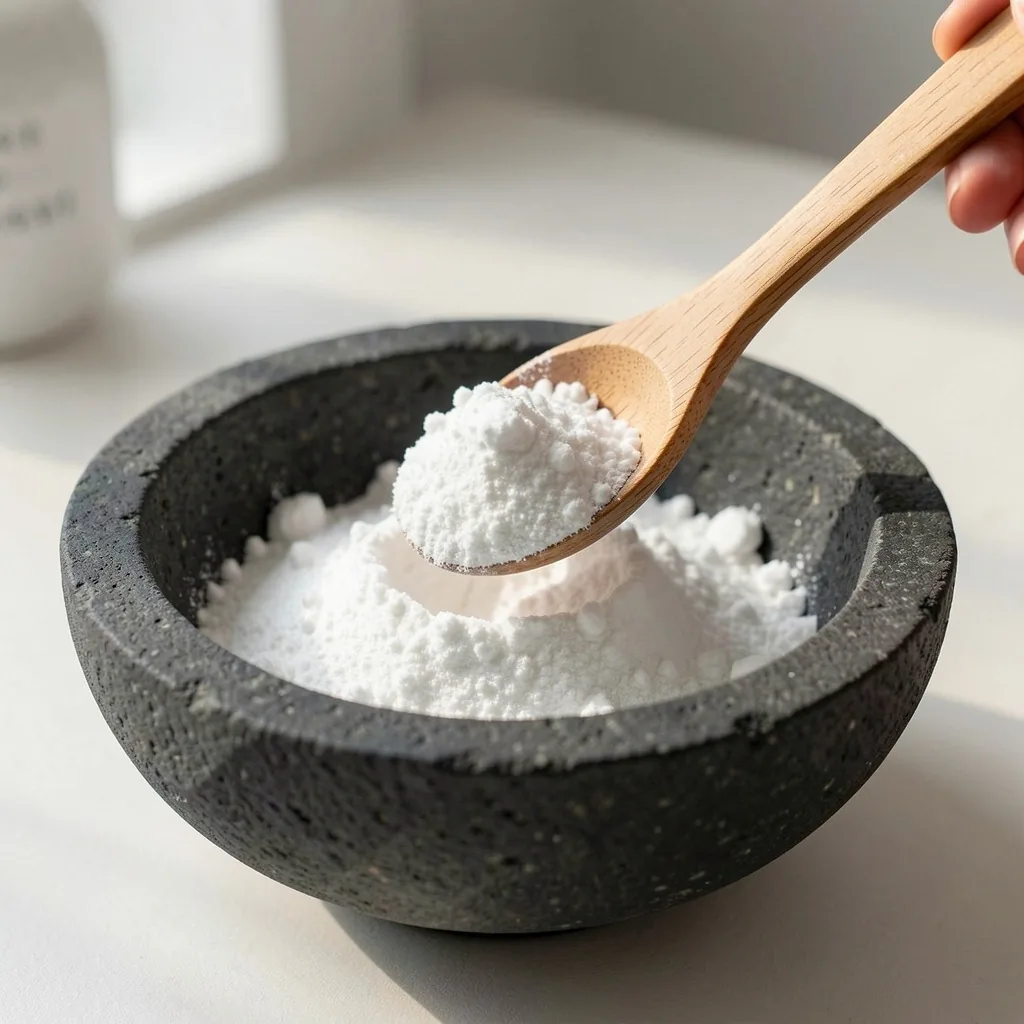 Amino acid powder in mortar