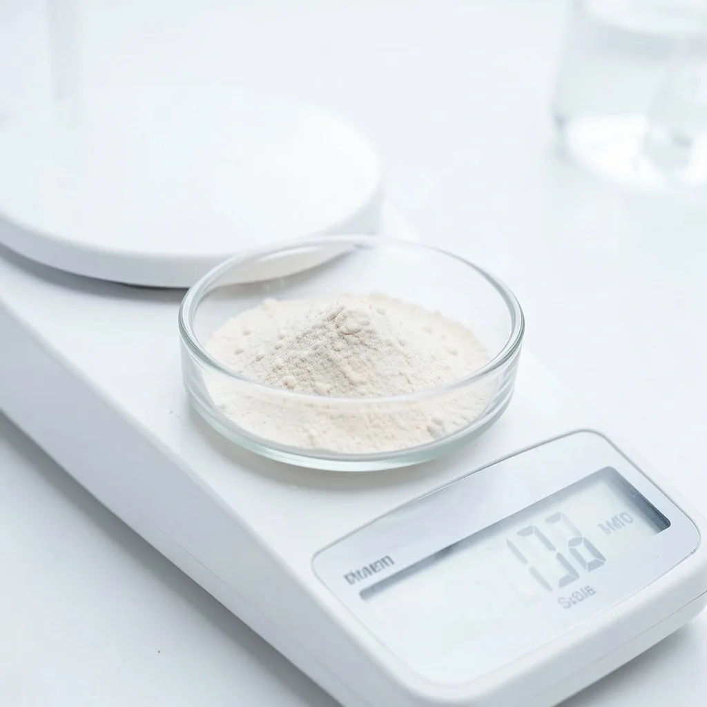 Lab scale measuring powder