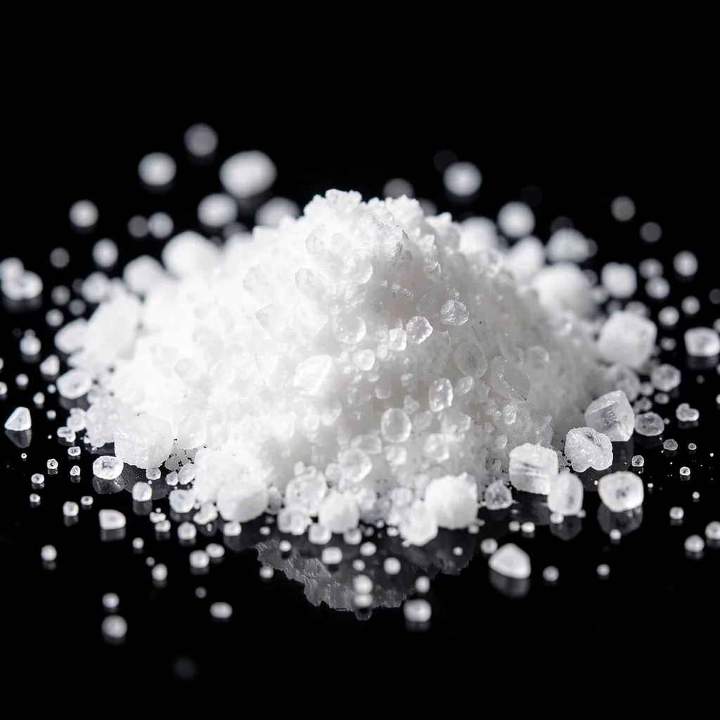 Mineral powder crystals macro